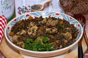 Recette Lentilles Esaü au poulet