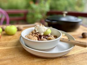 Recette Crumble à la crème de marrons