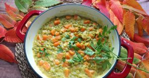 Recette Dhal de pois cassés et patate douce