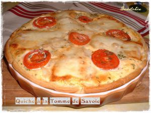 Recette Quiche à la Tomme de Savoie