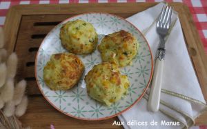 Recette Boulettes de purée au maïs et fromages, au Air Fryer ou au four