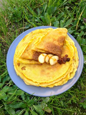 Recette Crêpes de farine de pois-chiches aux épices (vegan)