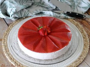Recette Entremets fraises & pistaches