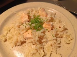 Recette Risotto au saumon au cookéo