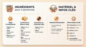 Recette Dessert caramel cacahuètes : 4 étapes simples