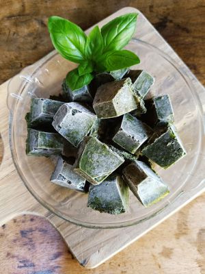 Recette Cubes de basilic congelés