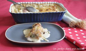 Recette Poireaux au jambon