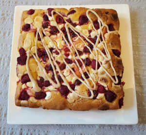 Recette Cookie géant à la framboise