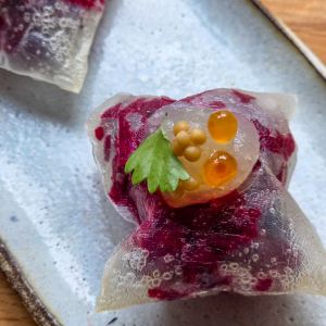 Recette Crousti-riz au tartare de betterave