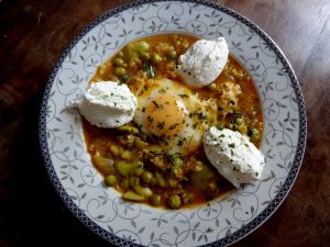Recette Kusksu – Soupe de fèves, petits-pois, boulgour et fromage frais (Malte)