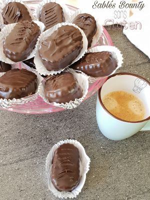 Recette Sablés Bounty sans Gluten