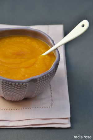 Recette Soupe de carotte miel gingembre