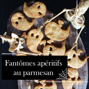 Recette Sablés Apéro Fantômes au Parmesan : Une Touche Effrayante et Délicieuse pour vos Apéritifs