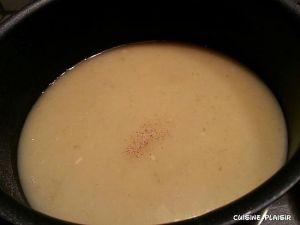 Recette Potage/velouté au fenouil