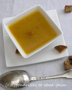Recette Soupe citrouille, carotte et sarrasin