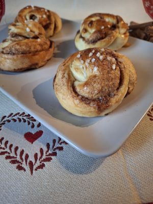 Recette Kanelbullar/cinnamon rolls : brioche Suédoise à la cannelle