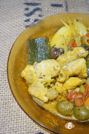 Recette Tajine au poisson et aux légumes