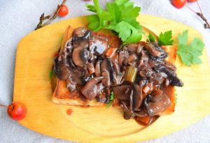 Recette Champignons de Paris à la bourguignonne