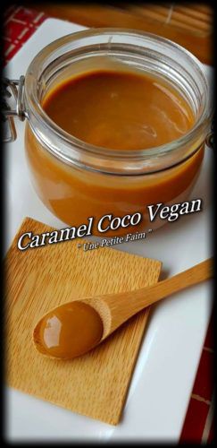 Recette Caramel Coco Vegan