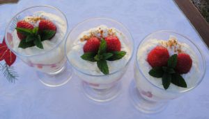 Recette Coupelles fraises mascarpone speculoos