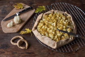 Recette Tarte au chou fleur et curry