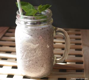 Recette Smoothie aux myrtilles et lait de coco {vegan}