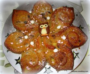 Recette Gâteau Fleur - moelleux aux pommes et spéculoos