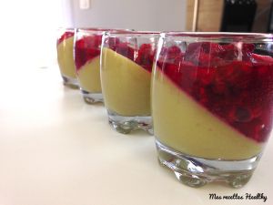 Recette Panna cotta avocat et framboise