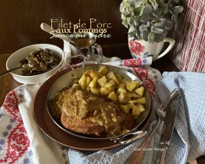 Recette Filet de porc aux pommes sauce au cidre – un plat automnal plein de saveurs