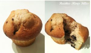 Recette Chocolat : Muffins aux pépites de chocolat