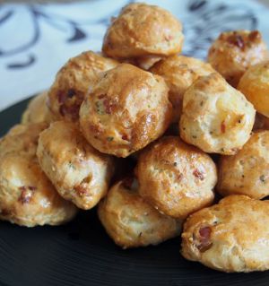 Recette Gougères jambon fromage