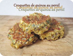 Recette Croquettes de quinoa