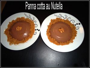 Recette Panna cotta au Nutella