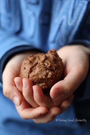 Recette Muffins au chocolat et pépites de cacao #vegan