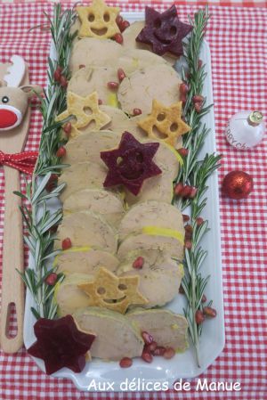 Recette Présentation du foie gras Noël 2024