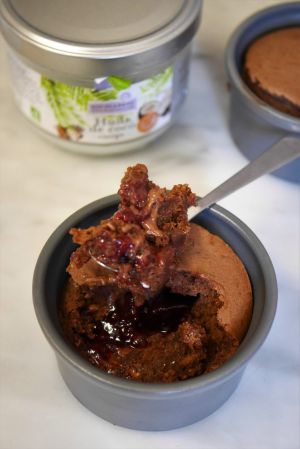 Recette Mi choco framboise sans gluten vegan