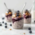 Recette Blueberry Pie Overnight Oats