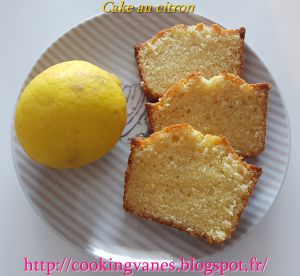 Recette Cake au citron