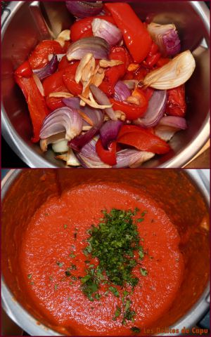 Recette Soupe de tomates rôties