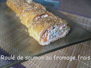 Recette Roulé de saumon au fromage frais