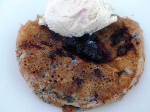 Recette Pancake aux myrtilles