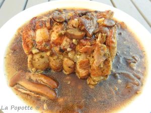 Recette Rôti de porc aux champignons (cookeo ou pas)