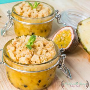 Recette Crumble Ananas Passion