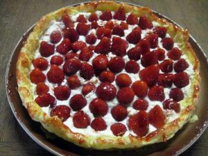 Recette Tarte aux fraises à la crème Mascarpone