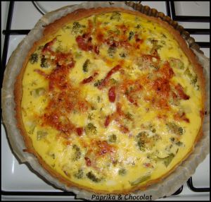 Recette Quiche Brocolis – Lardons