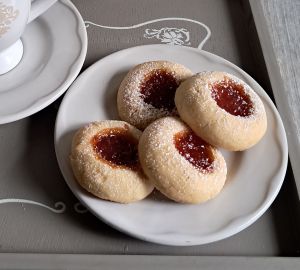 Recette Monocles à la confiture d'abricots