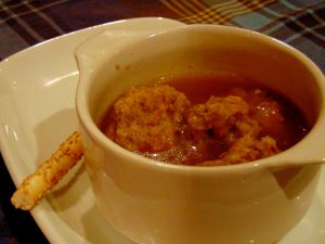 Recette Soupe aux boulettes de pain