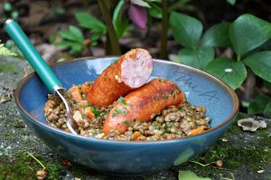 Recette Saucisses aux lentilles