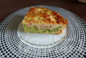 Recette Quiche sans pâte aux brocolis