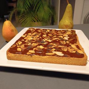 Recette Tarte aux Poires, Amandes et Chocolat